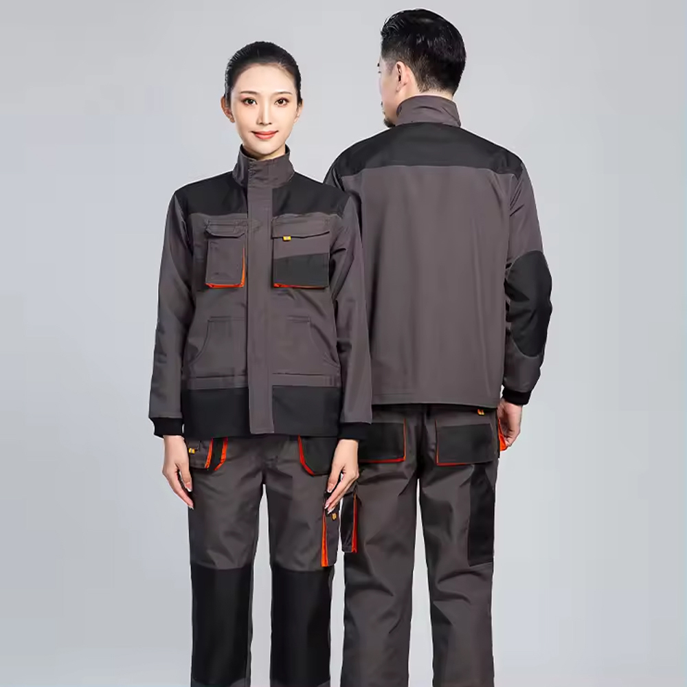 Work Clothes Men Mechanic Overalls Jacket Pants Trousers Construction Safety Working Uniforms Suit - view 3