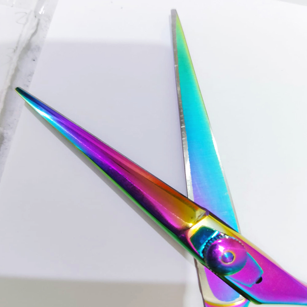  6-Inch Hair Scissors Custom Barber Thinning Scissors Hair Cutting Hairdressing Barber Essential - view 2