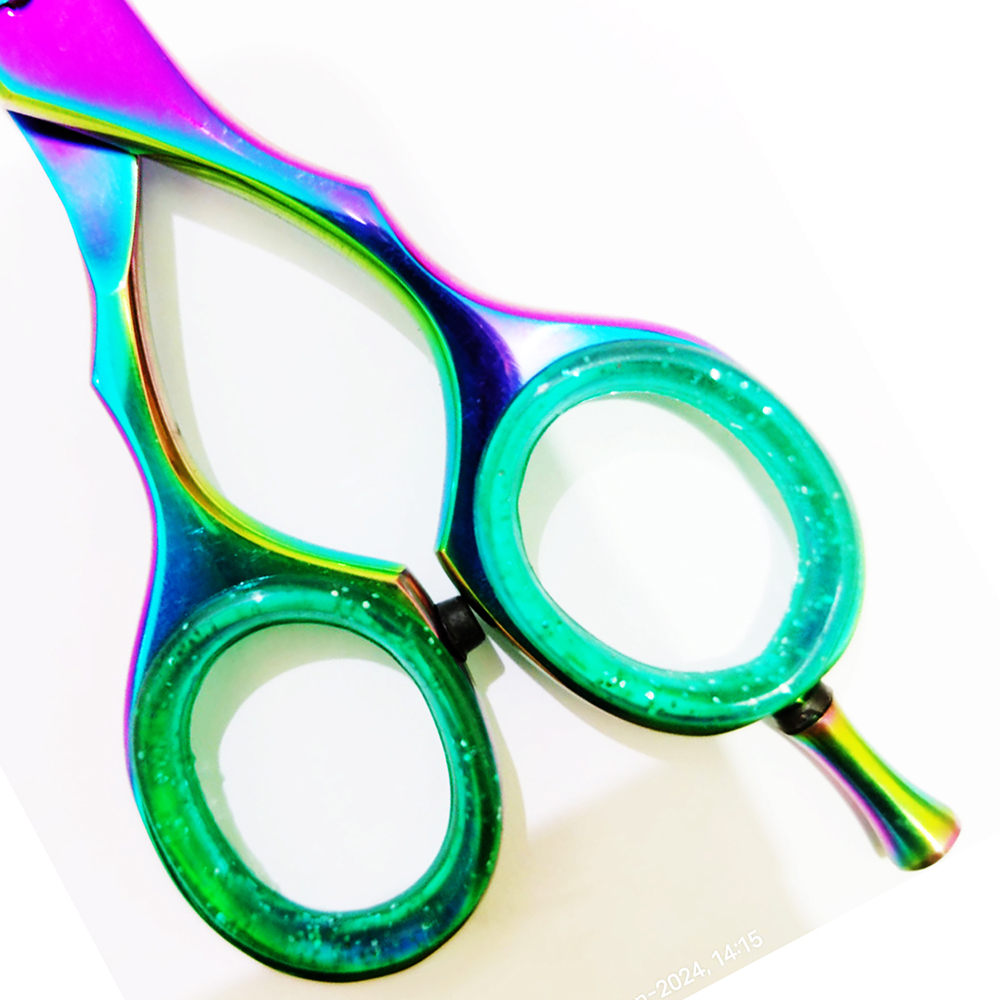  6-Inch Hair Scissors Custom Barber Thinning Scissors Hair Cutting Hairdressing Barber Essential - view 4