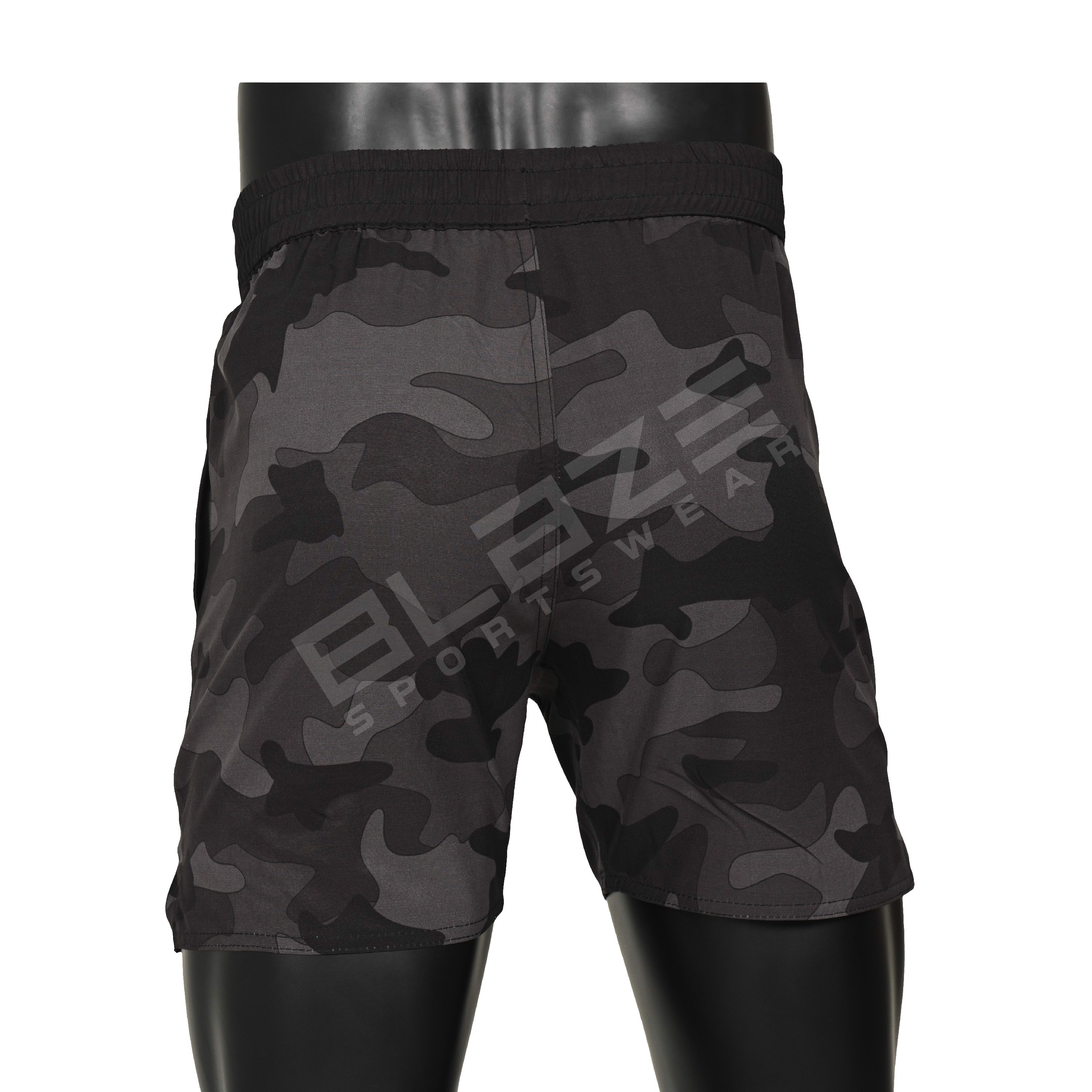 Lightweight Workout Shorts regular fit Gym Shorts for Men with Zipper Pockets sublimation printed - view 8