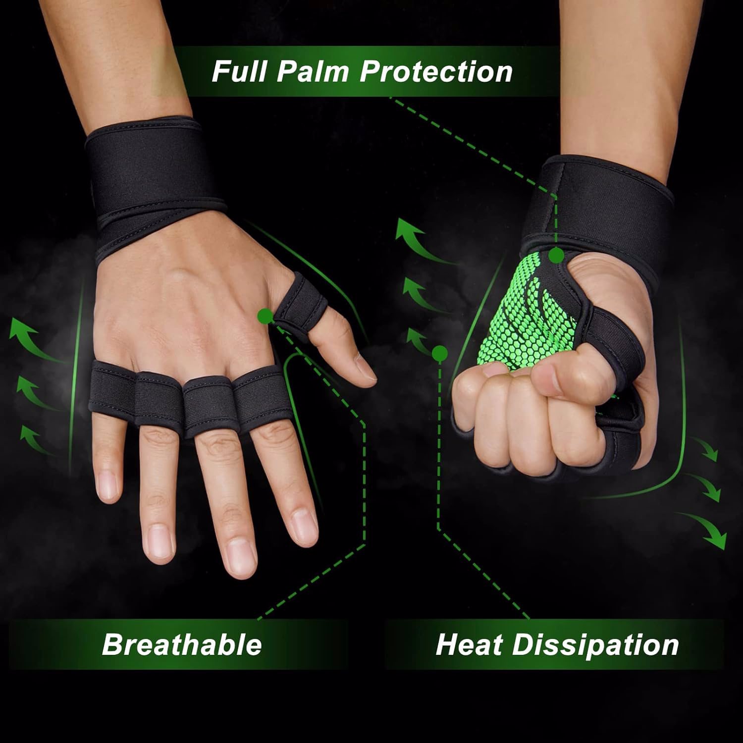 Weight lifting Gloves Neoprene Fabric Color Custom - view 2