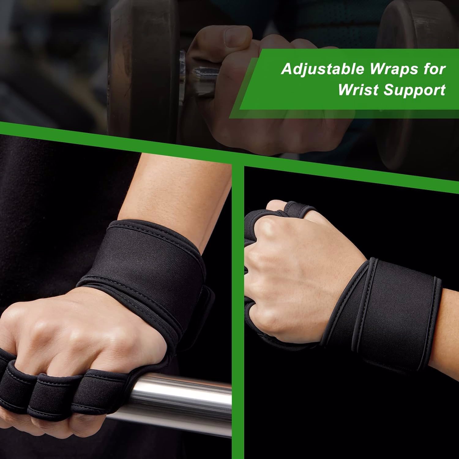 Weight lifting Gloves Neoprene Fabric Color Custom - view 3