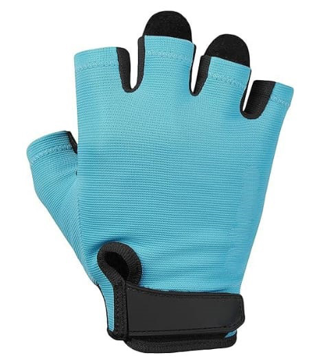 Weight lifting Gloves Leather Fabric Sports Gym - view 4