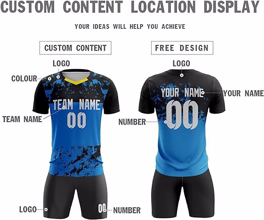 Soccer Jerseys Uniform All Designs Custom Demand Different Fabrics - view 3