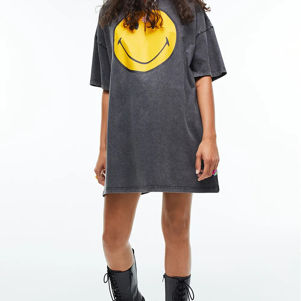 High-Quality Printed Round Neck Short Sleeve T-Shirts Custom Logo For Women's 2024 Causal Wear  - view 2