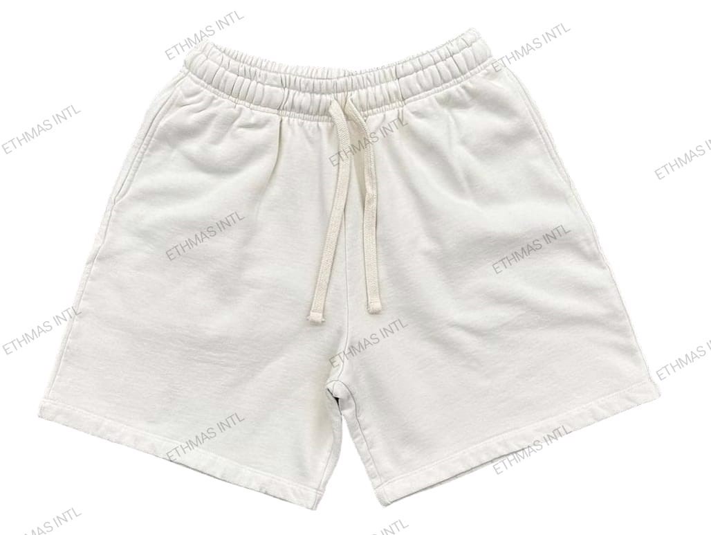 Customized Cotton French Terry Acid was Sun Fade Shorts - view 6