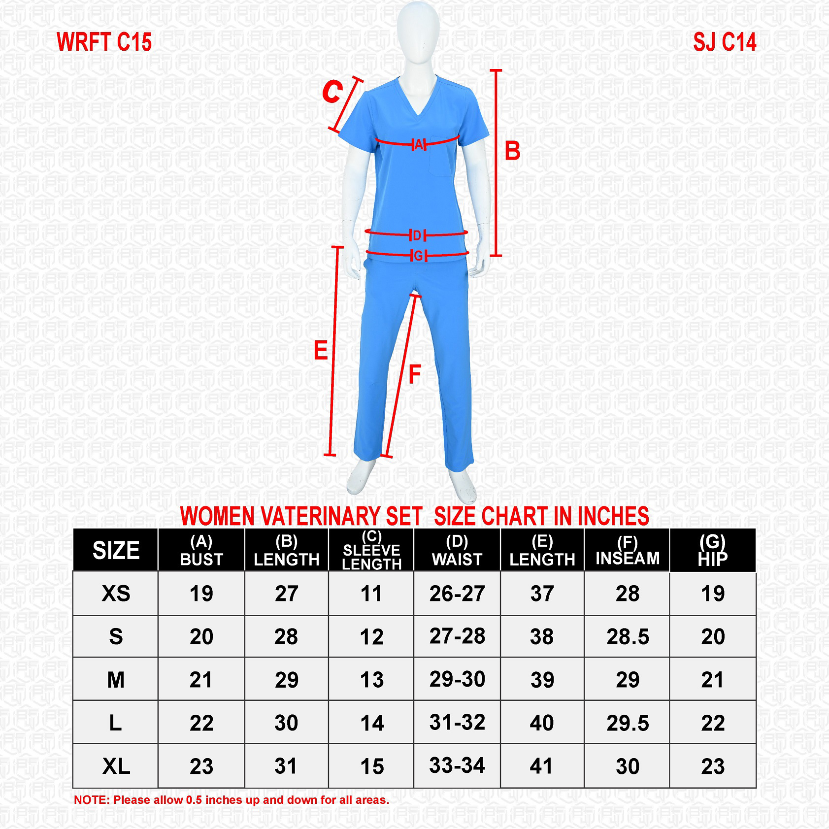 Custom-made  Scrub Suit - Comfortable, Durable, Stylish Design for Nurses & Healthcare Providers - view 15