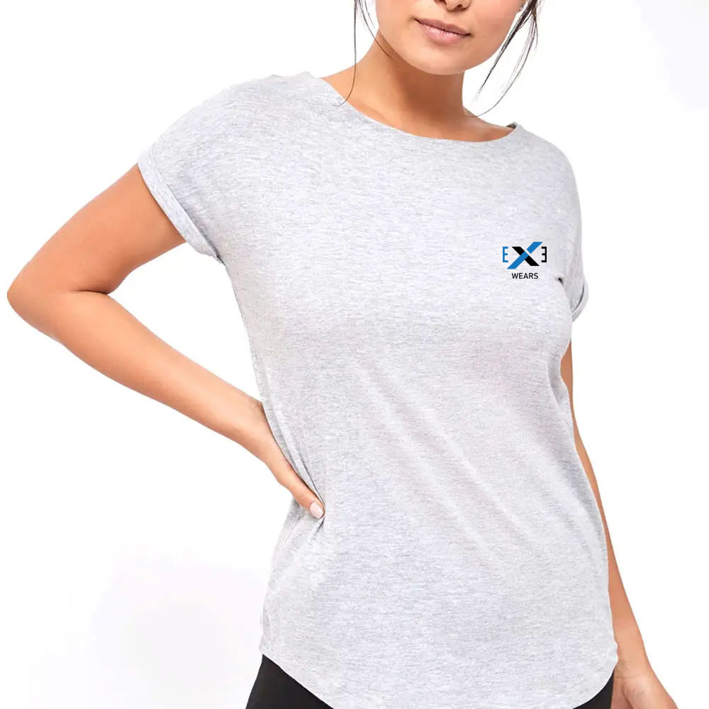 Wholesale custom micro label 100 cotton fashion rabbit printed summer short sleeve T-shirt women's - view 5