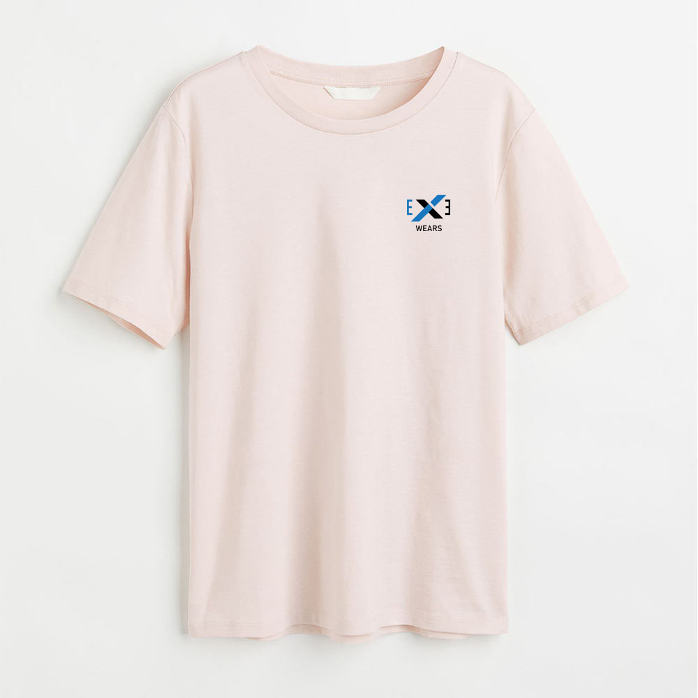 Custom Baby Girl Tee Plain Summer Cotton Tight Slim Fit Shirt White T-shirt customized logo Ladies 