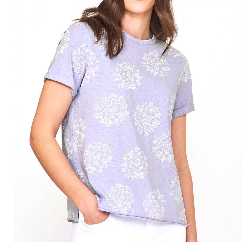 Bulk Sale Custom Wholesale 100% Cotton women T-shirt Short Sleeves Plain Girls T-shirt Washable  - view 4