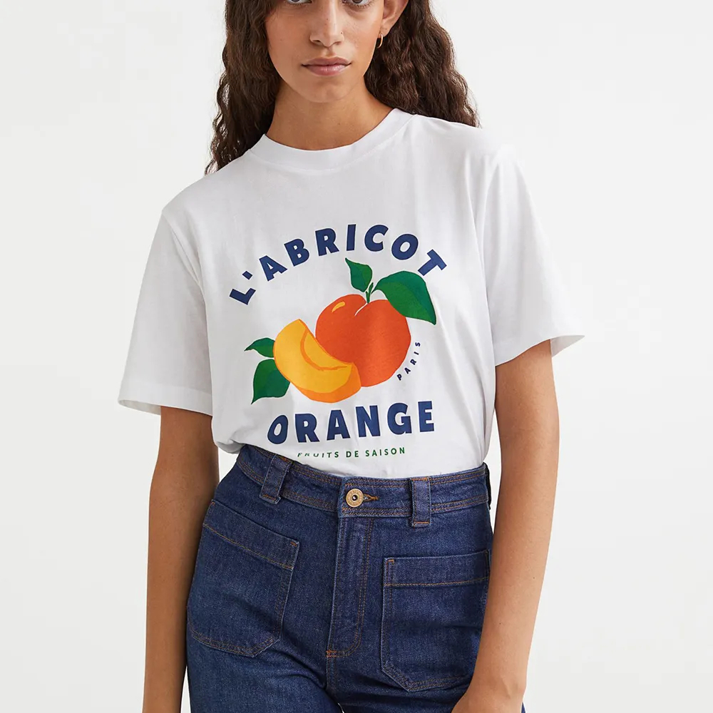 Wholesale Personalized Blank Short Sleeve 100% Cotton Women's T-shirts custom your branded printing - view 2