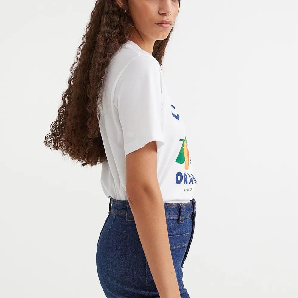 Wholesale Personalized Blank Short Sleeve 100% Cotton Women's T-shirts custom your branded printing - view 5