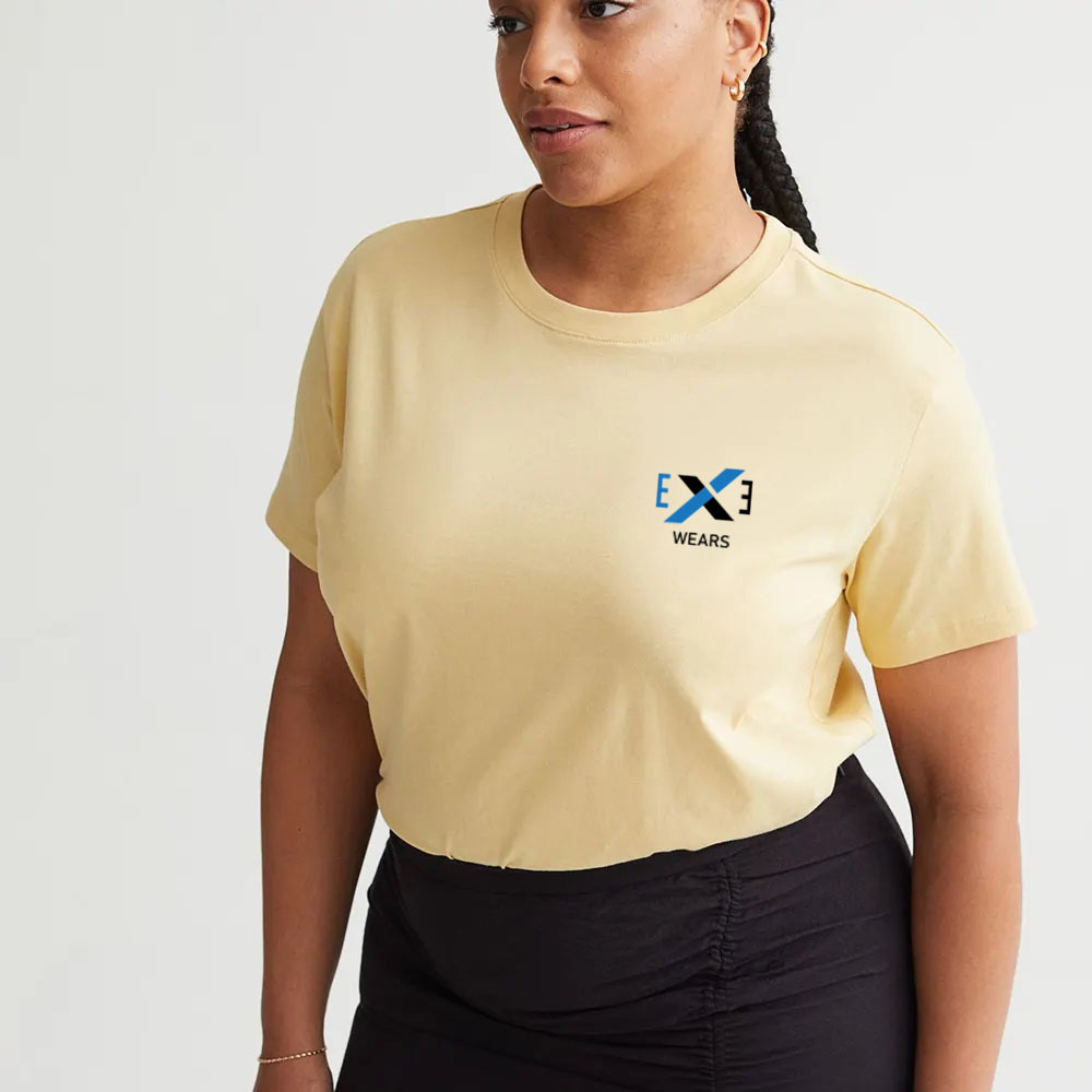 Hot selling fashion 100% premium cotton crew neck new custom wholesale women Top quality T-shirt  - view 3