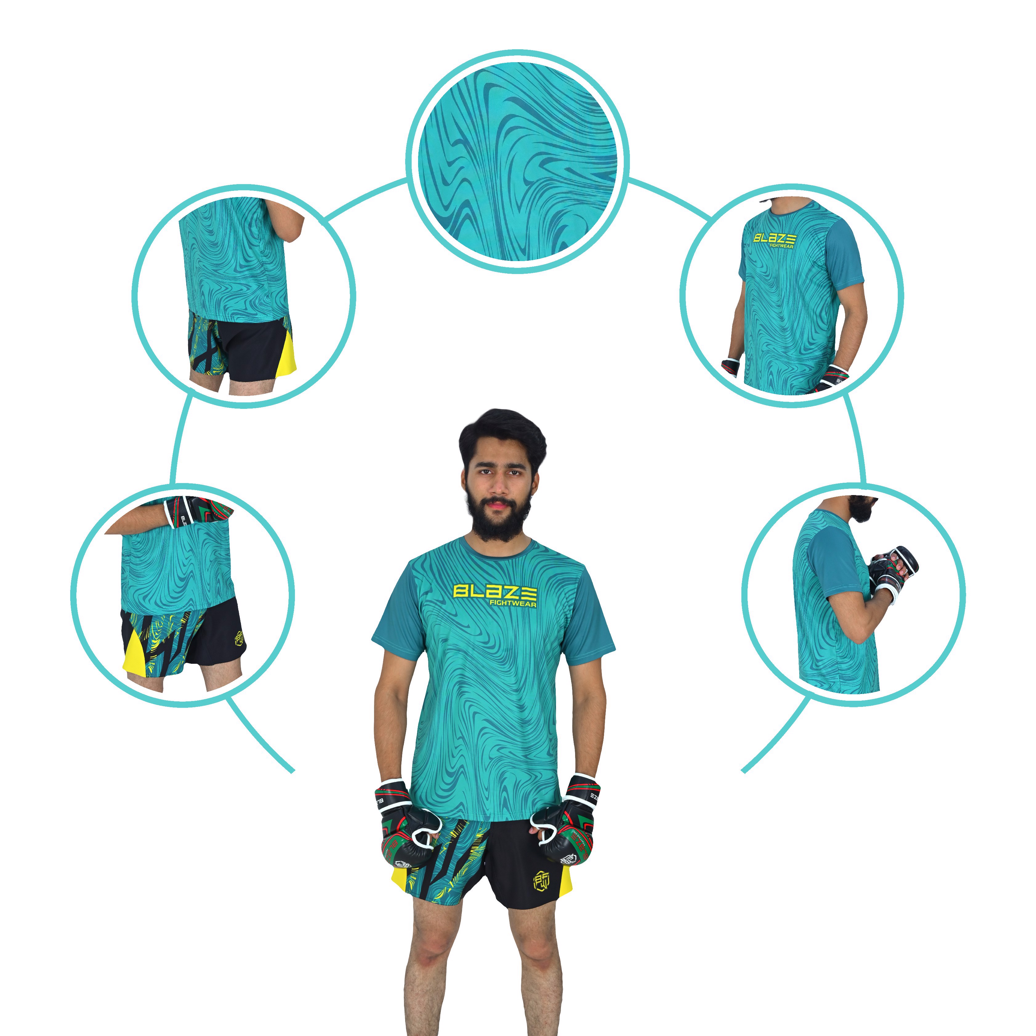 Personalized MMA training outfits: , four-way stretch training apparel for enhanced performance - view 10