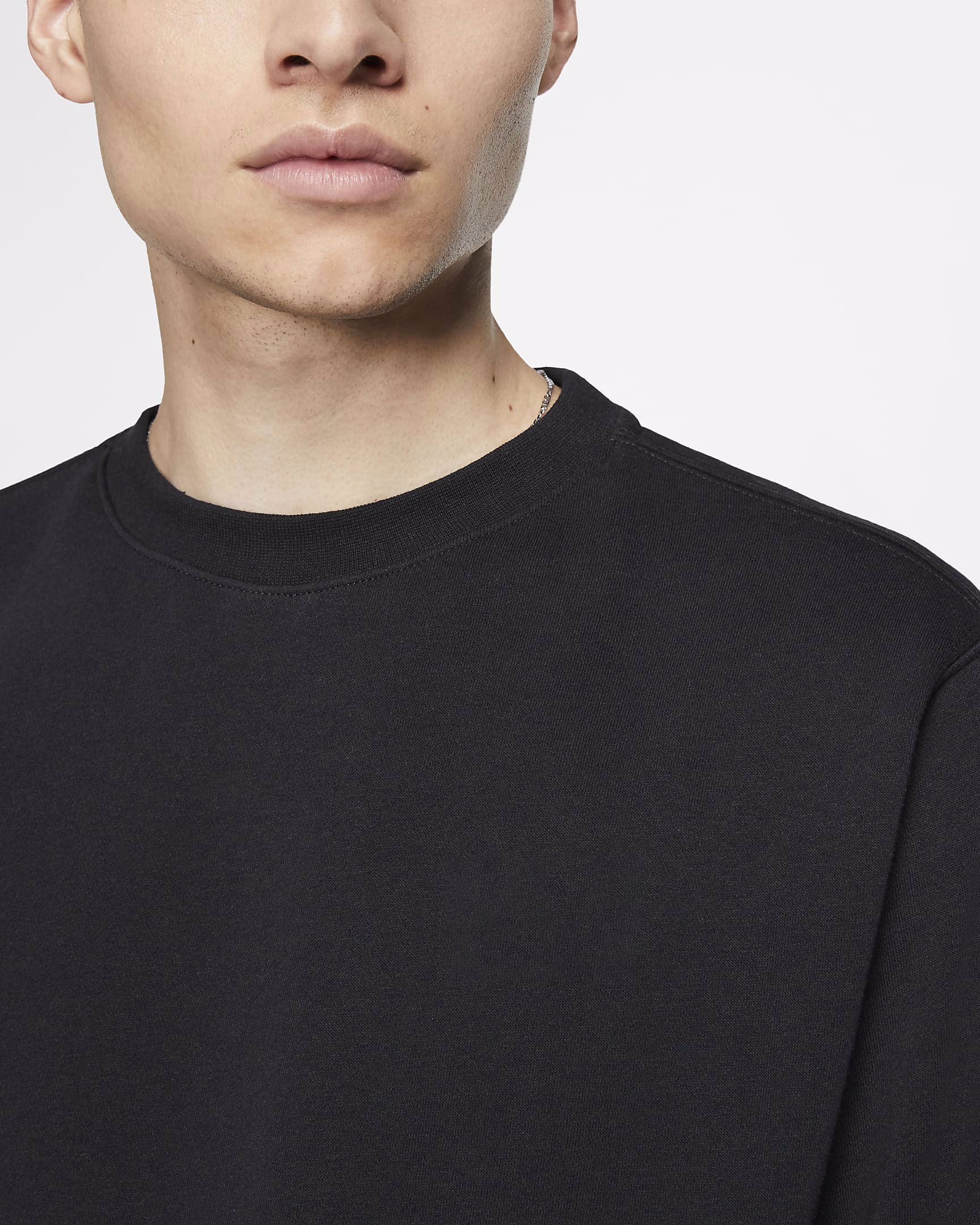Sportswear Cotton Fleece Sweat Shirt Soft COMFORT. SIMPLE STYLE. - view 3