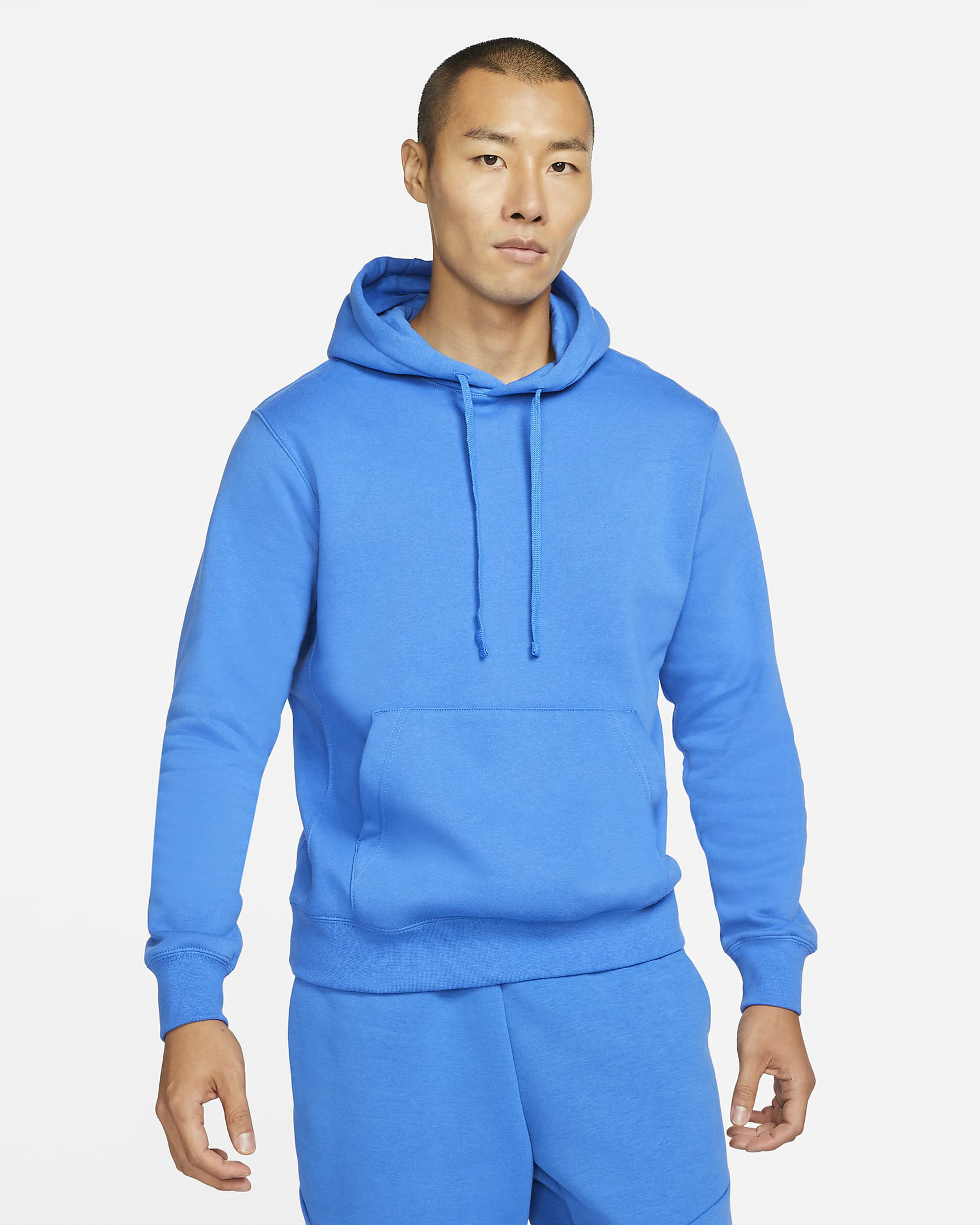 CLASSIC COMFORT. Fleece Pullover Hoodie combines classic style with the soft comfort of fleece.