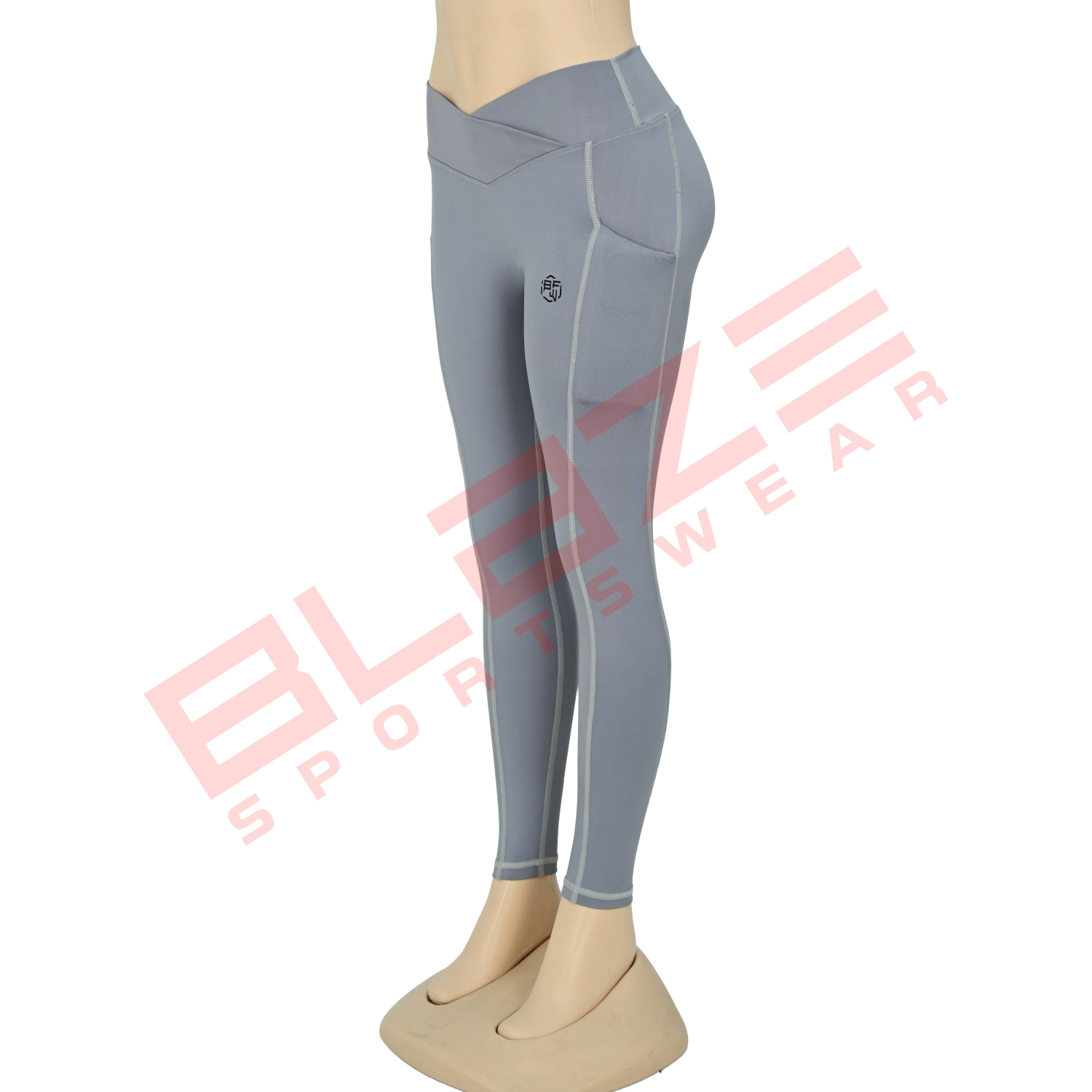 Customized High Waist Workout Sports Yoga pants Breathable Sweat Wicking Leggings  - view 16
