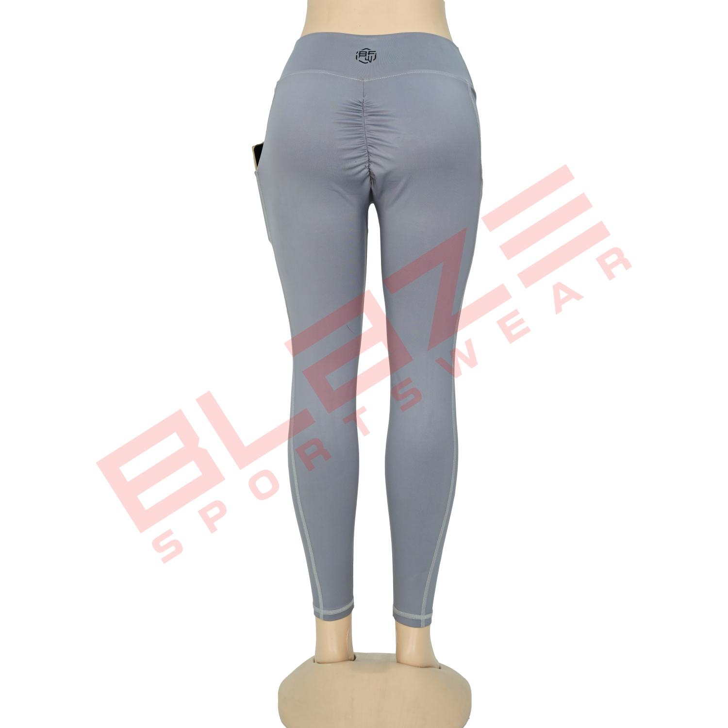 Customized High Waist Workout Sports Yoga pants Breathable Sweat Wicking Leggings  - view 17