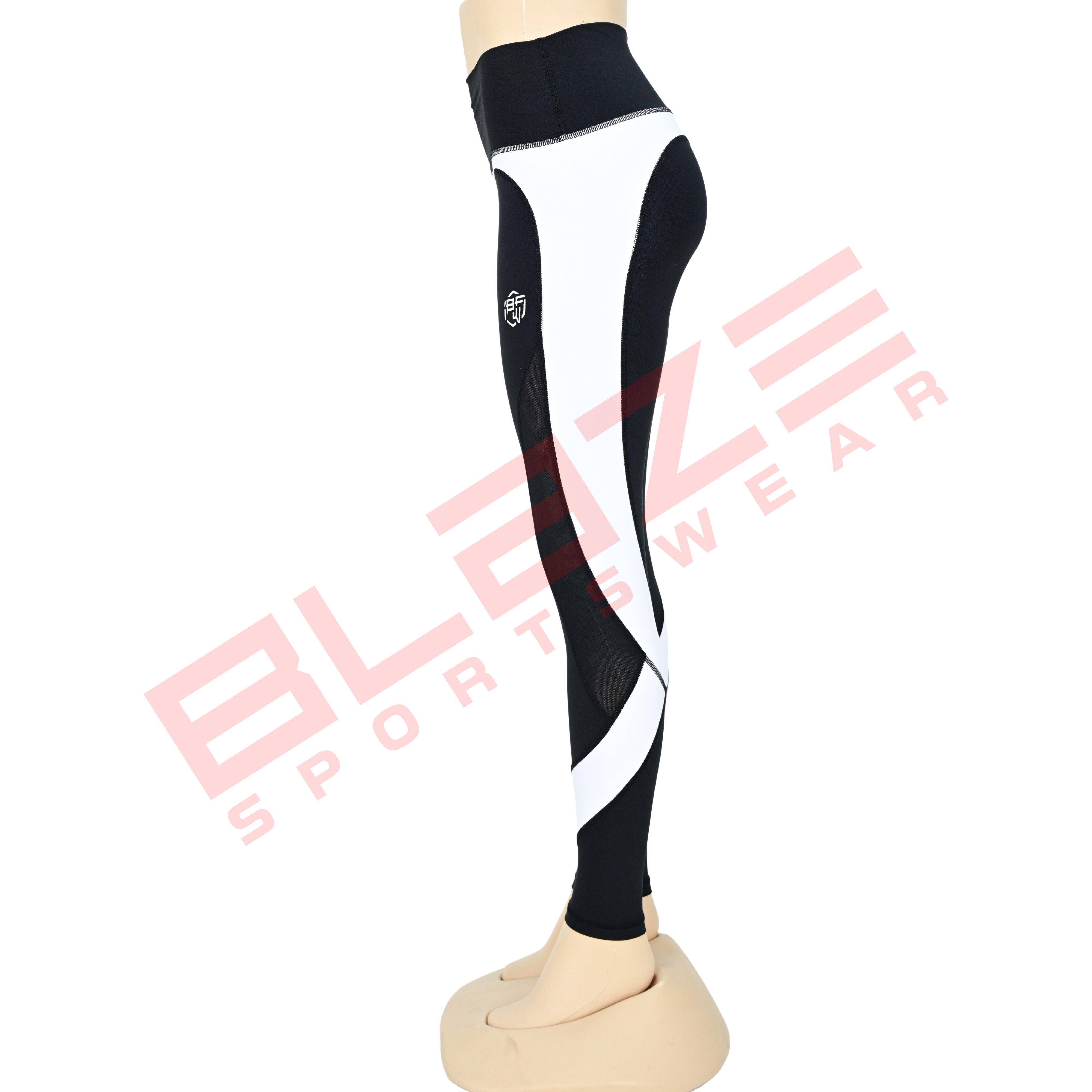 Custom OEM High Waist Workout Sports Yoga pants Breathable Sweat Wicking Leggings  - view 2