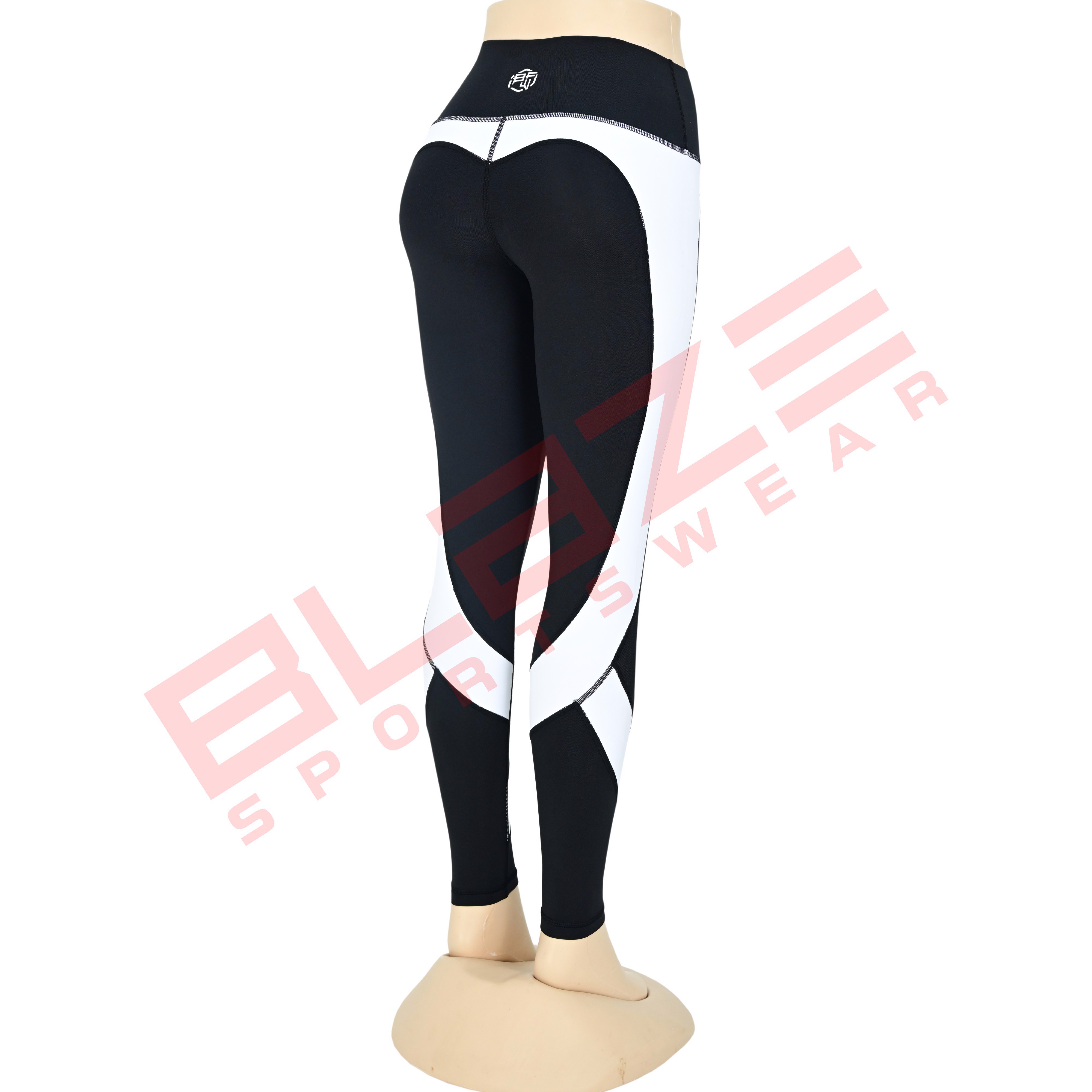 Custom OEM High Waist Workout Sports Yoga pants Breathable Sweat Wicking Leggings  - view 3