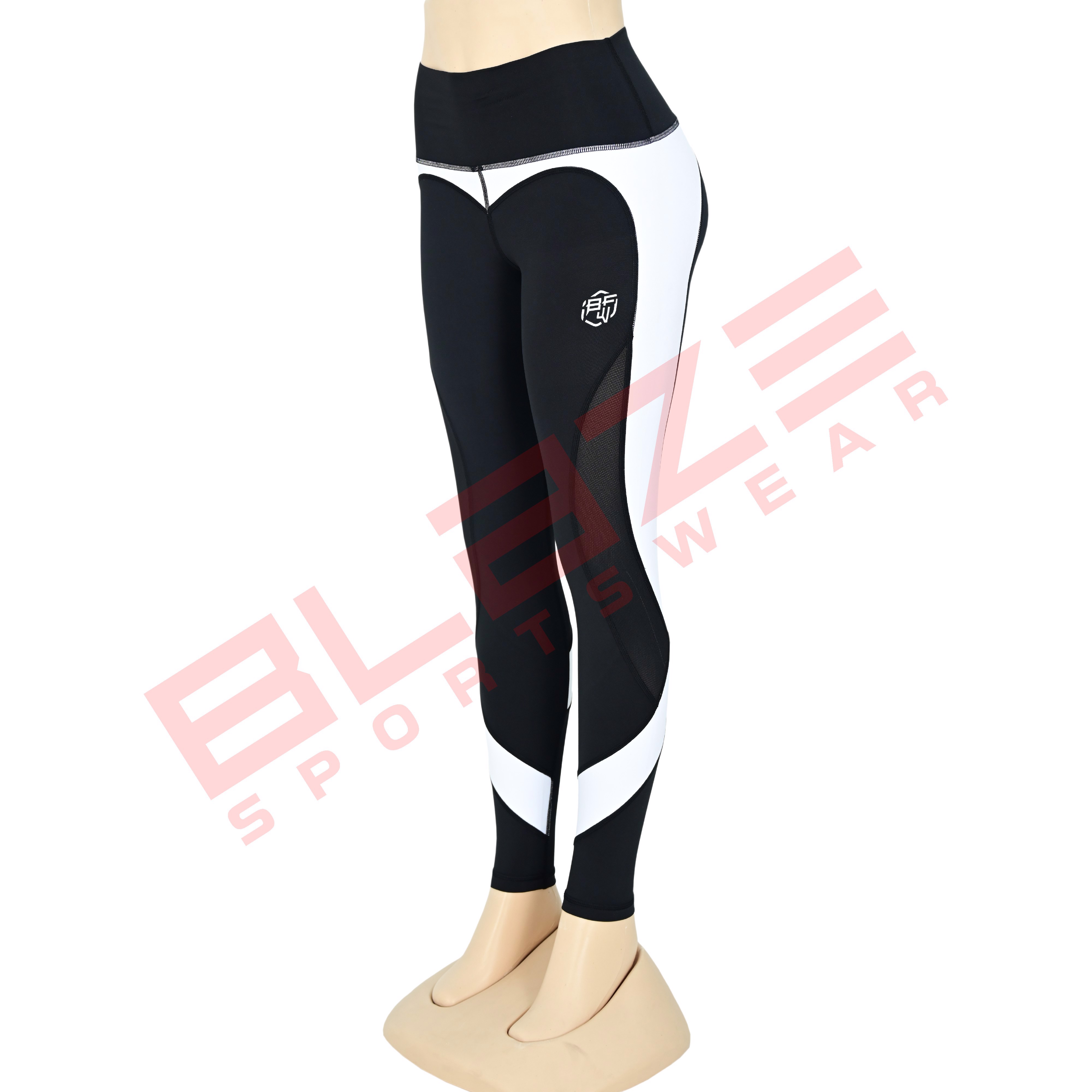 Custom OEM High Waist Workout Sports Yoga pants Breathable Sweat Wicking Leggings  - view 4