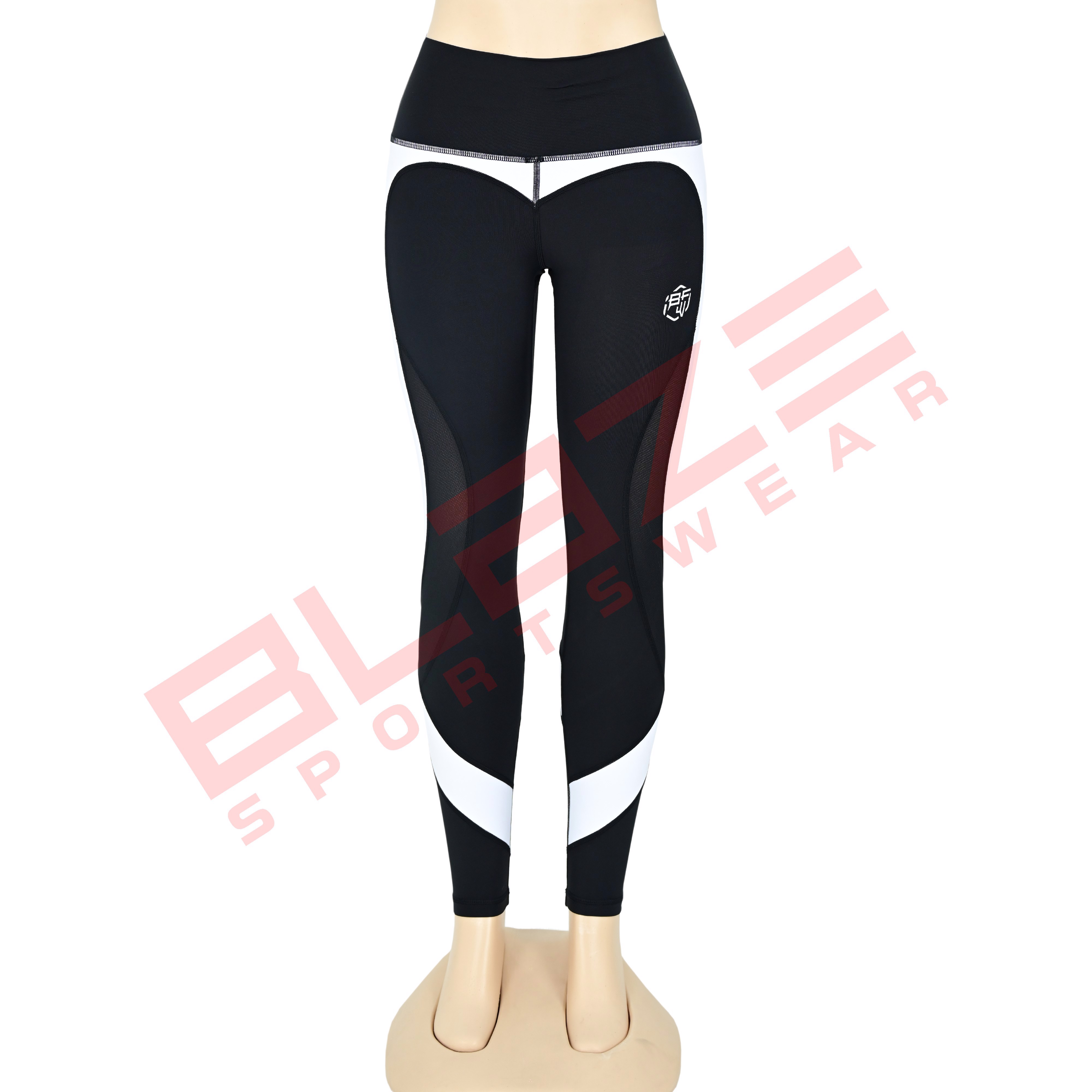 Custom OEM High Waist Workout Sports Yoga pants Breathable Sweat Wicking Leggings  - view 6