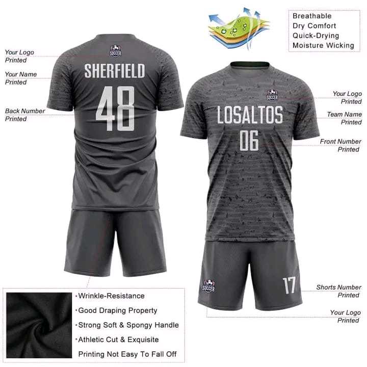 Soccer Uniform Multiple Technics Design Colors - view 3