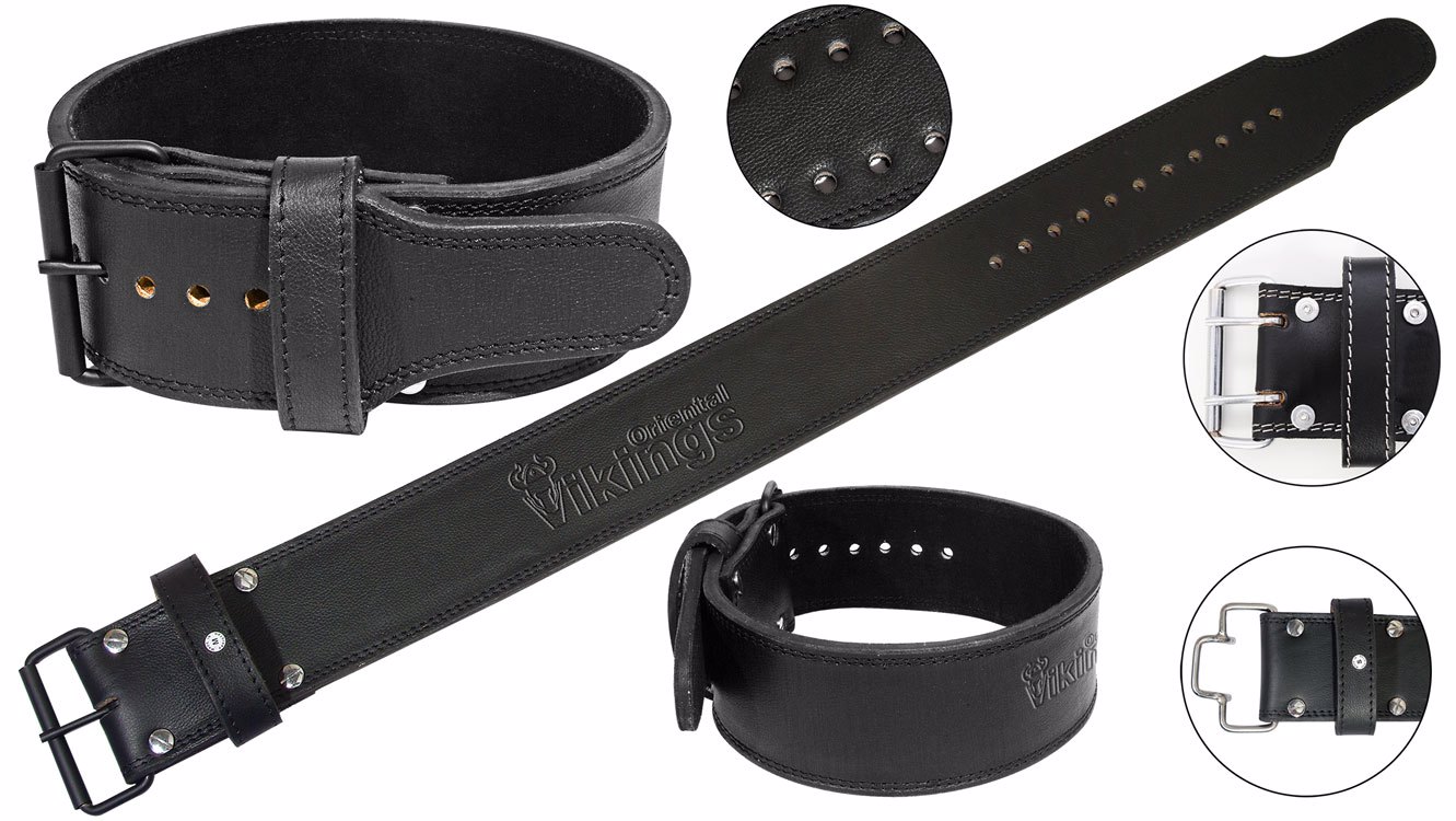 PREMIUM LEATHER WEIGHT LIFTING POWER BELT