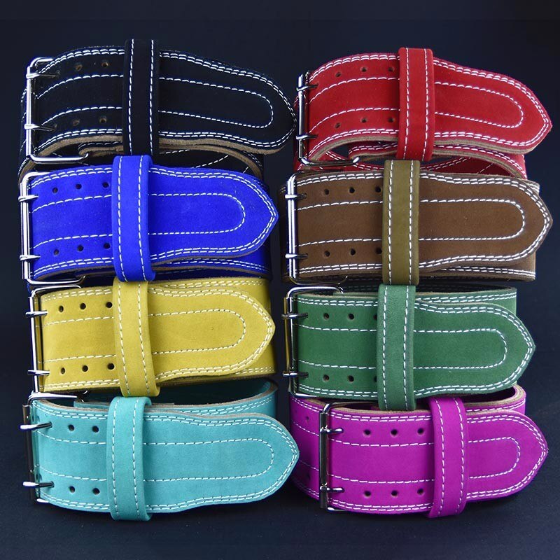GENUINE LEATHER WEIGHT LIFTING POWER BELT - view 2