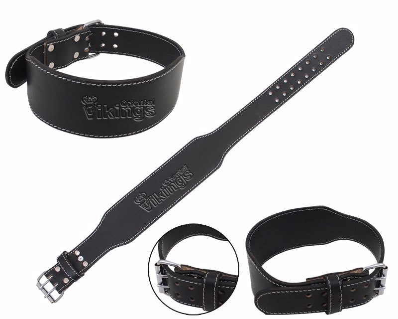 WEIGHT LIFTING FINE LEATHER TRAINING 4″ BELT