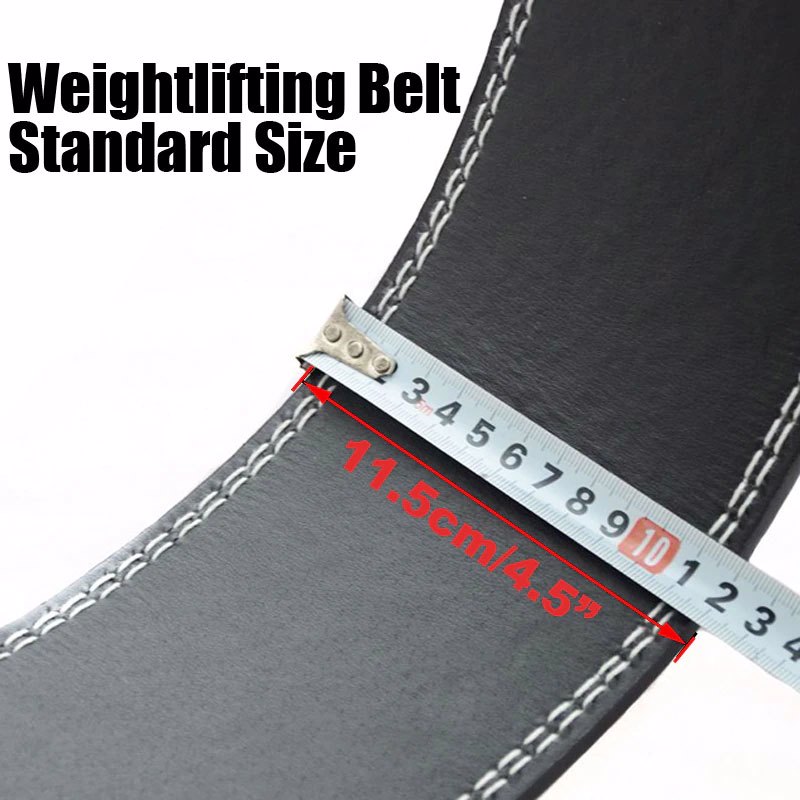 WEIGHT LIFTING FINE LEATHER TRAINING 4″ BELT - view 2