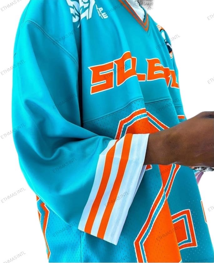 Customized Sublimation Dry Fit Panel Oversize and Mesh & Interlock Fabirc Jersey  - view 5