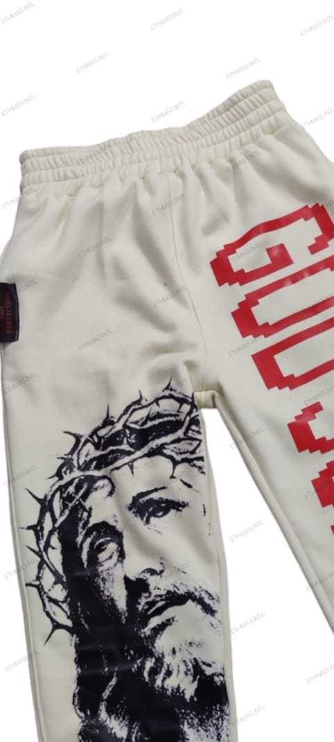 Customized DTF Print Cotton Fleece Wide Bottom Pant&Trousers  - view 13