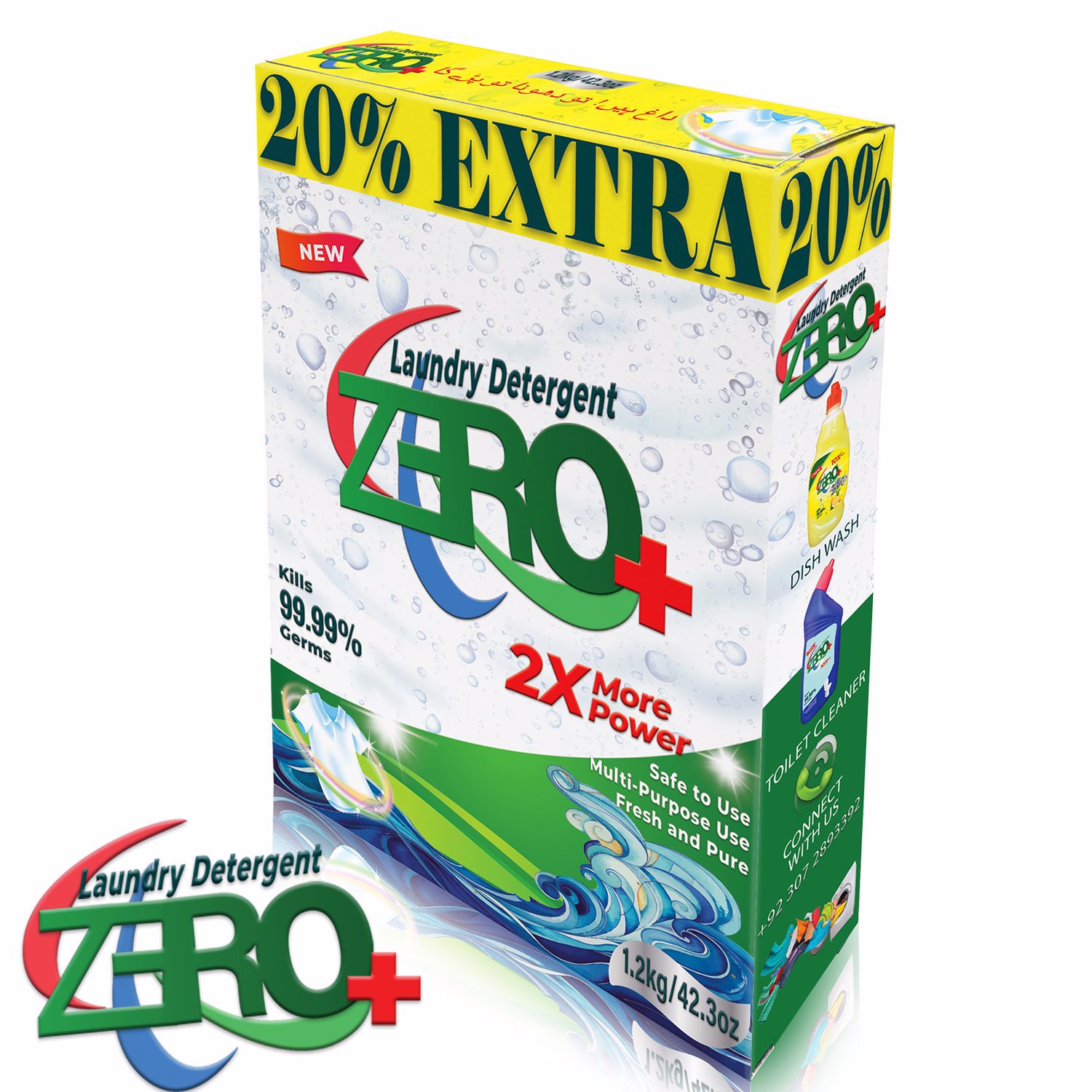 ZERO+ Laundry Detergent - 1KG