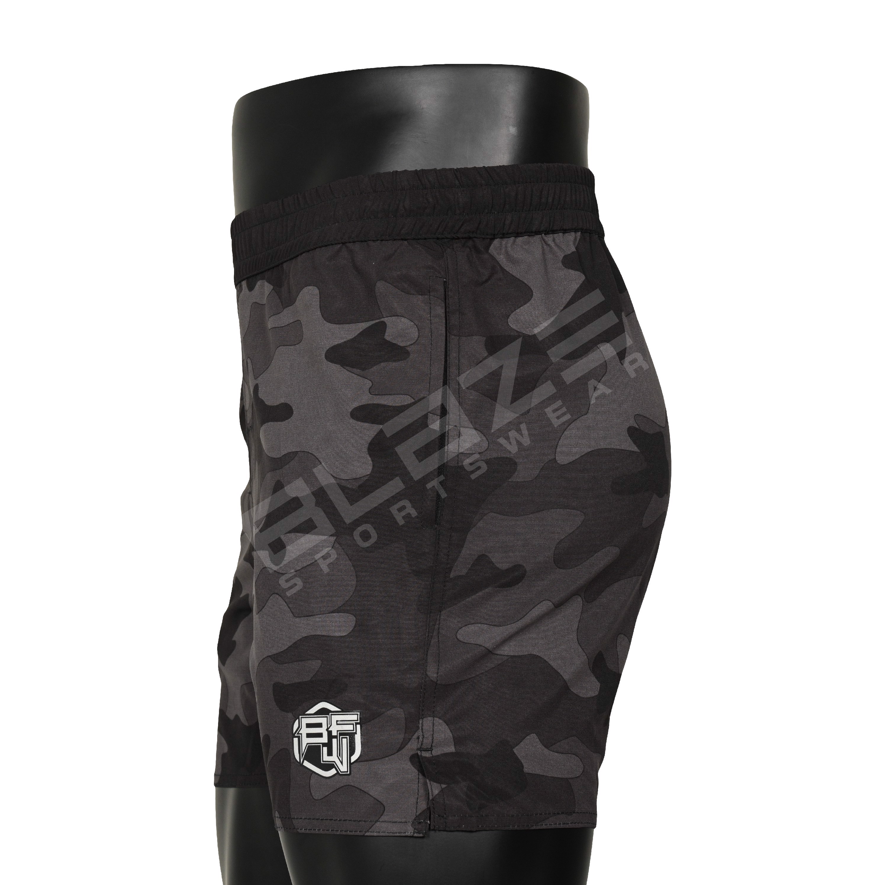 Lightweight Workout Shorts regular fit Gym Shorts for Men with Zipper Pockets sublimation printed - view 19
