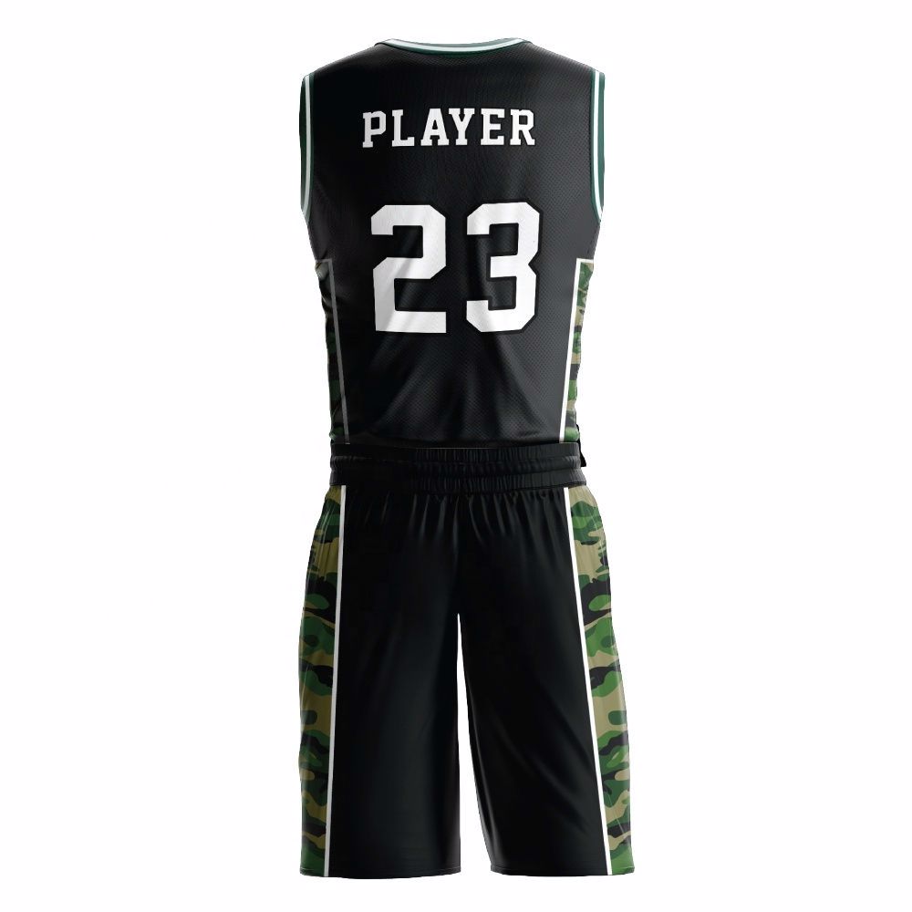 Plus Size Best Selling Men Fashion Basketball Uniform Set Top Quality - view 2