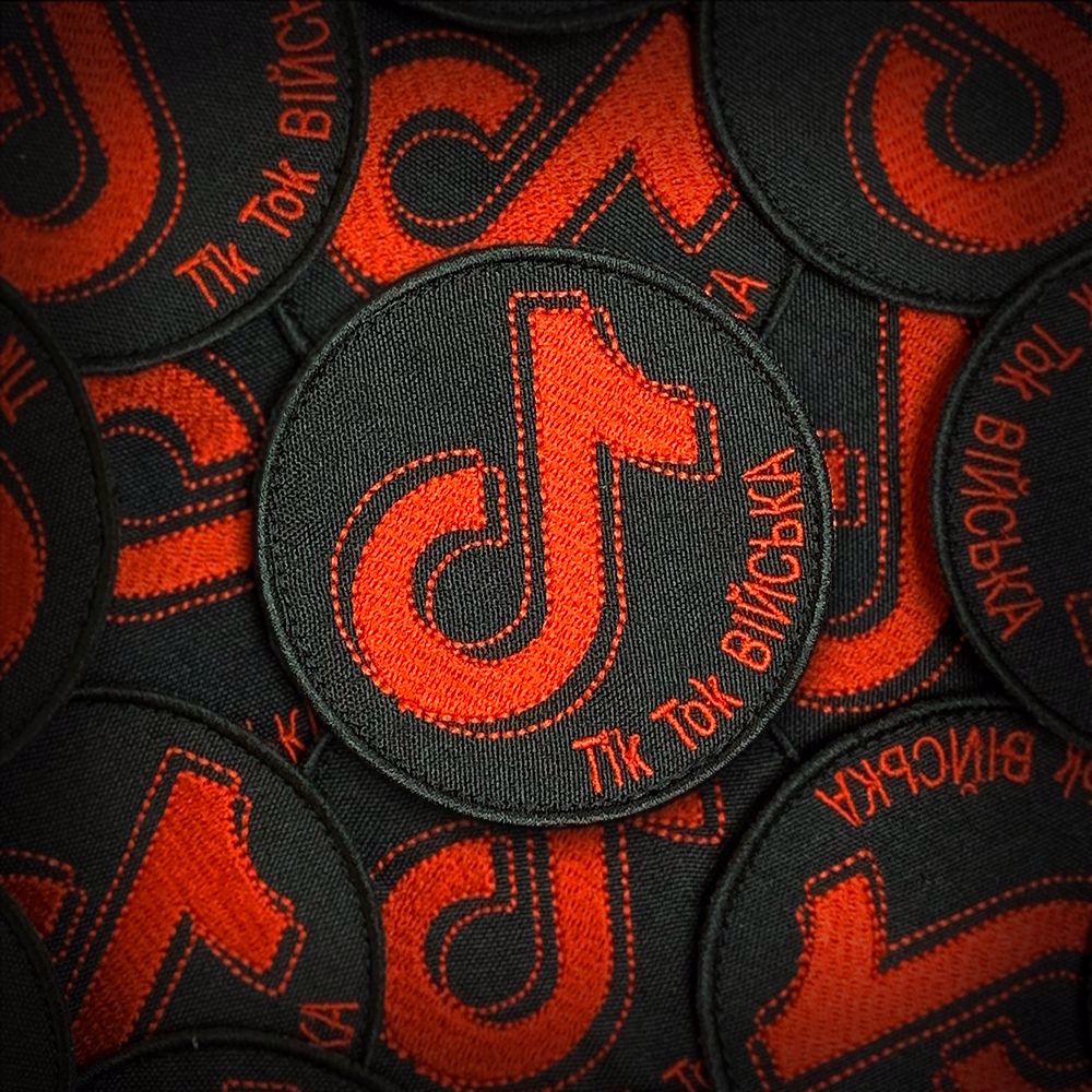 Sublimation printed patches - view 2