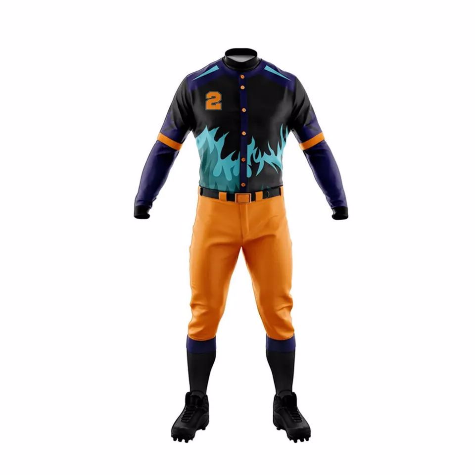 Custom Team Comfortable Men Baseball Uniform Wholesale