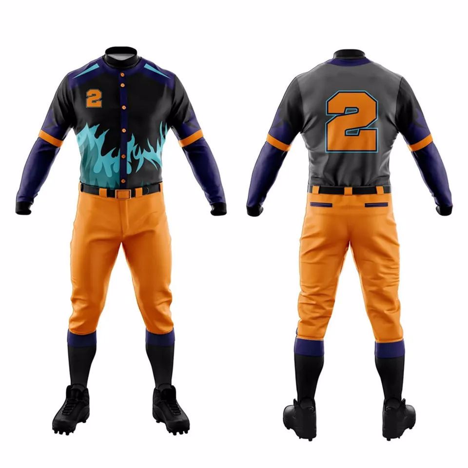 Custom Team Comfortable Men Baseball Uniform Wholesale - view 2