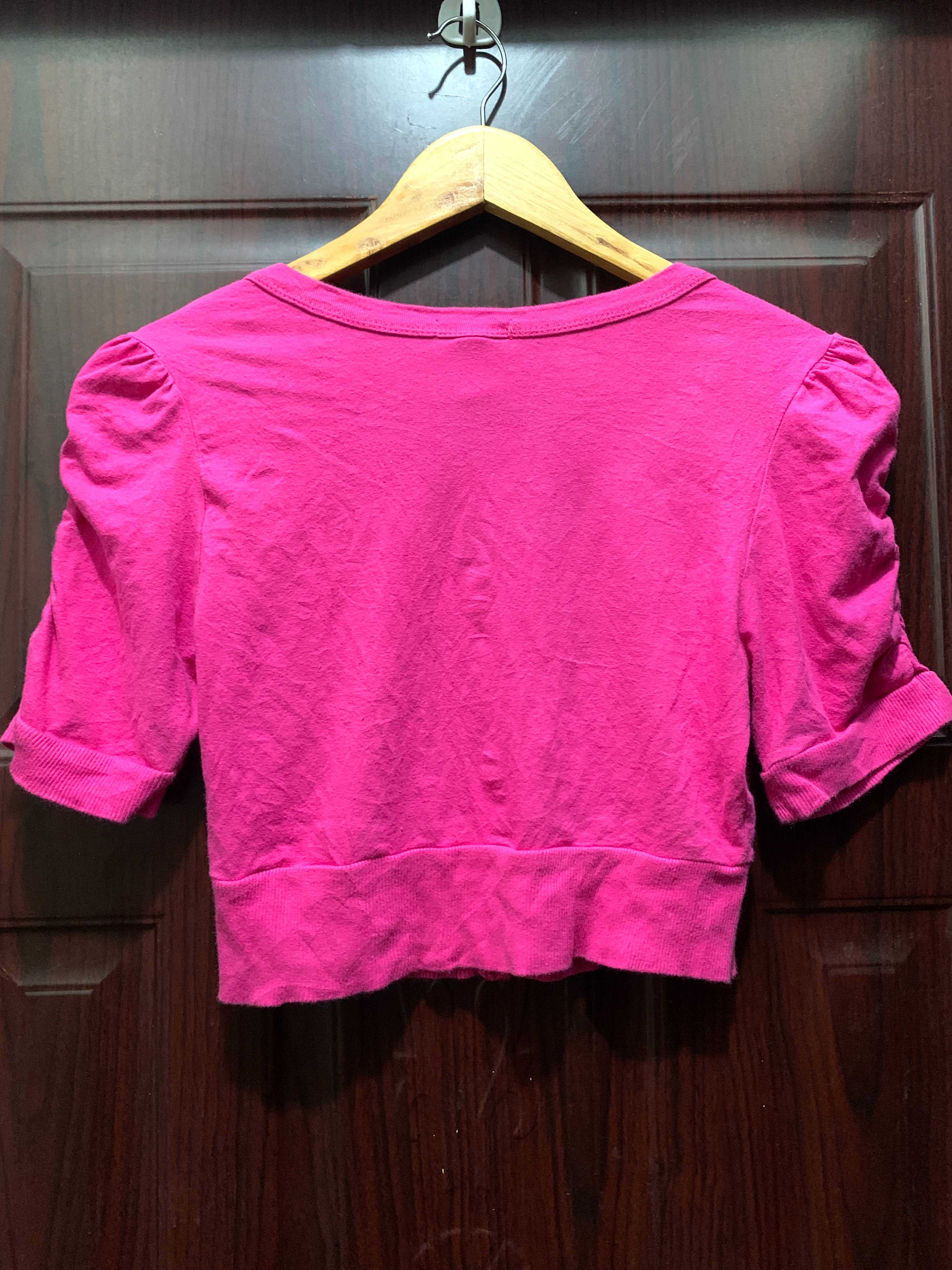 Pink Crop Top For Girls