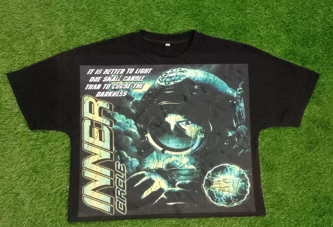 Custom printed shirt for fashion wear with customize design and printing Boxy crop oversized t-shirt - view 6