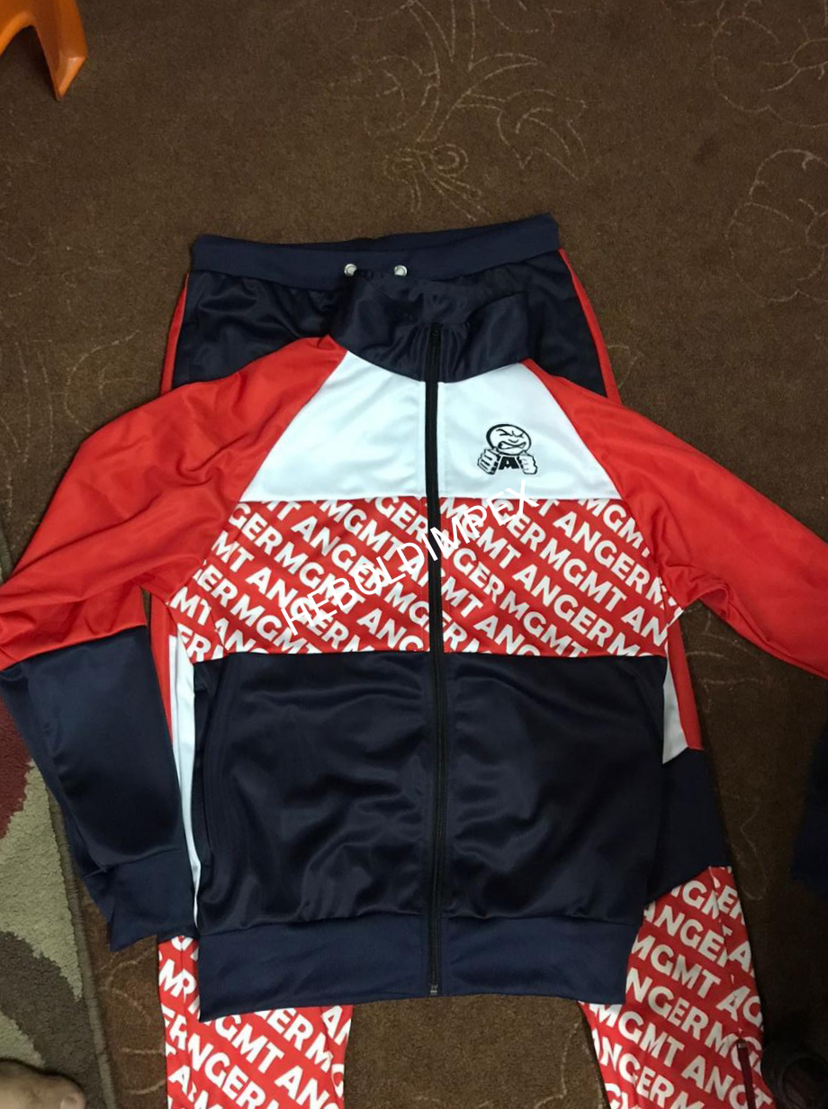 Custom panel Sublimation tracksuit For sports club & Streetwear with long Life Sublimation Printing