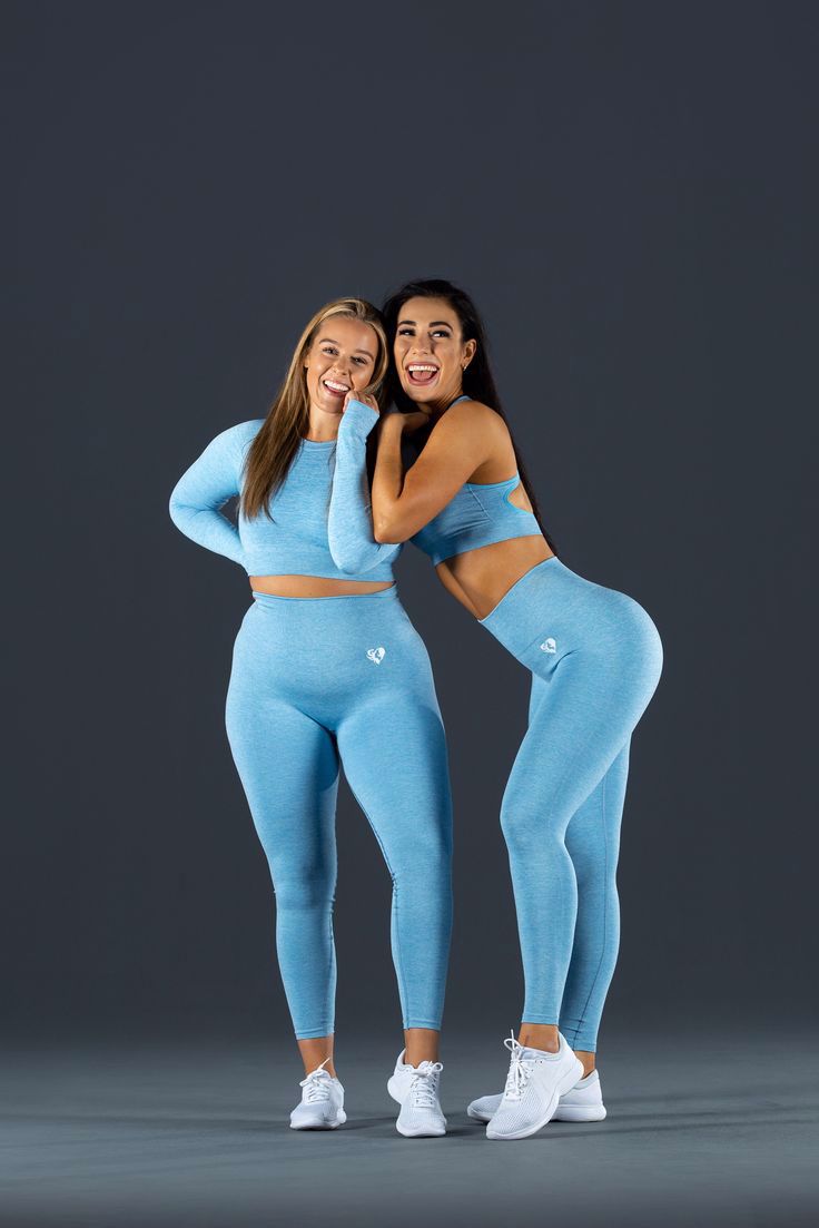 Seamless Ruched Racer Back Sports Bra & Leggings | High Stretch Seamless Sports Bra  - view 3
