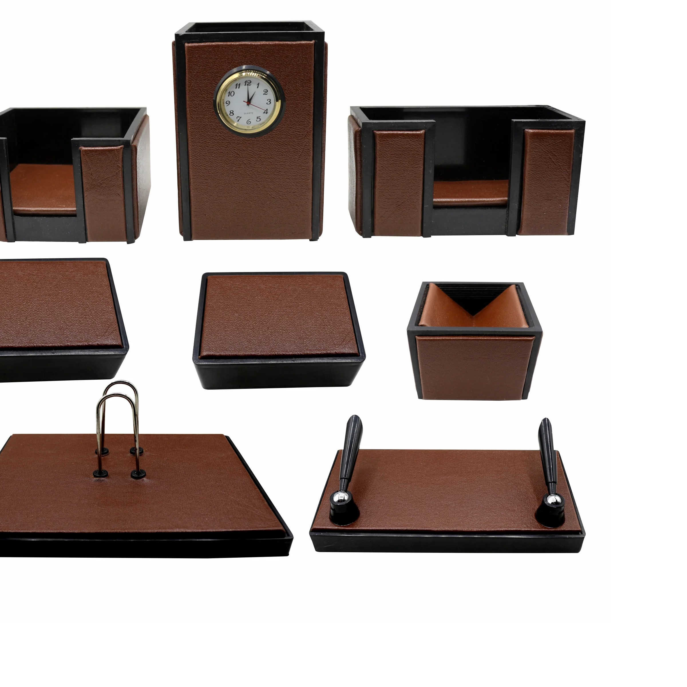 8 Pcs Office Table Desk Organizer Set in Exercise