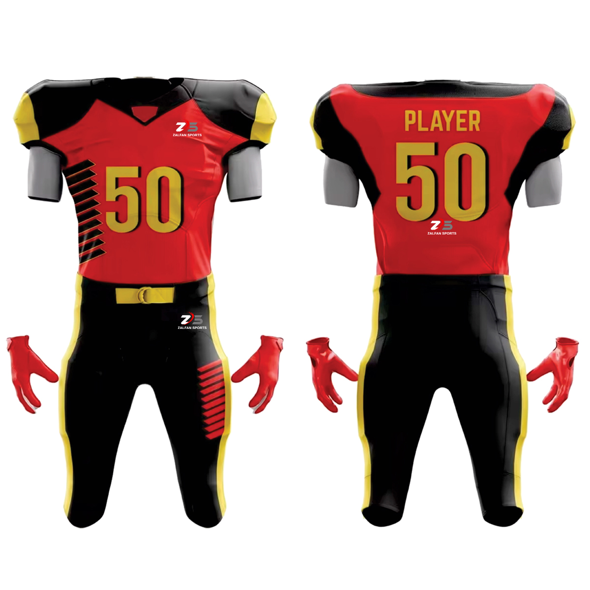 American Football Uniforms Custom Design - view 3