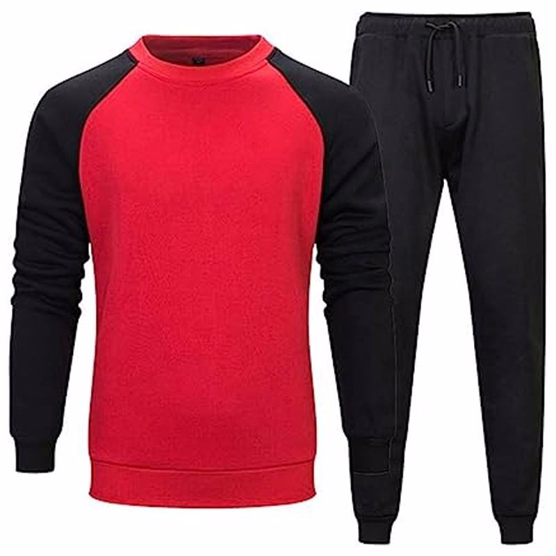 Wholesale custom logo Cotton Sportswear Plain Jogging Suit - view 5