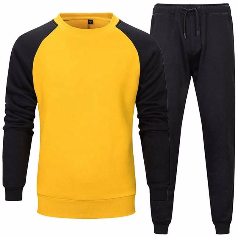 Wholesale custom logo Cotton Sportswear Plain Jogging Suit - view 6