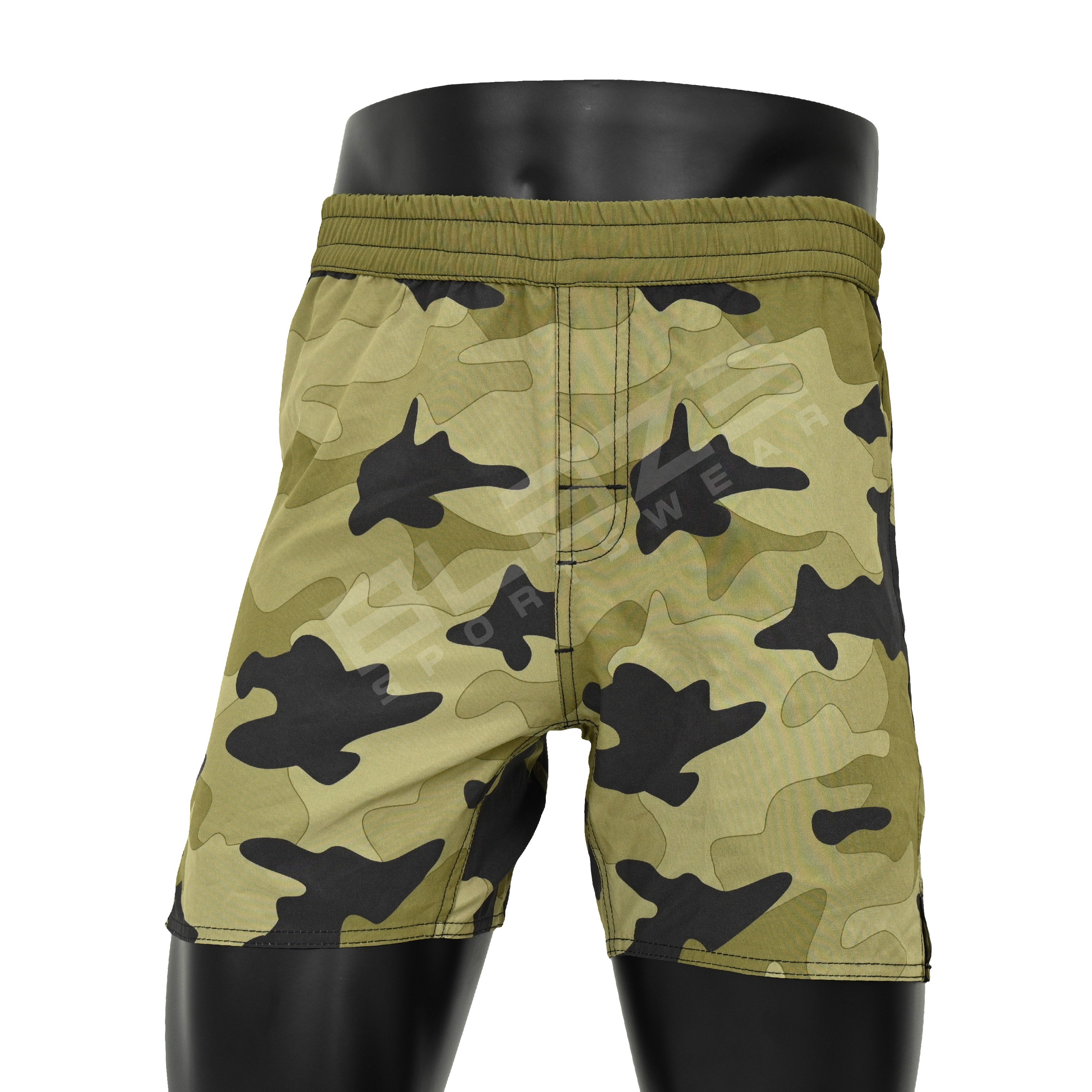 Lightweight Workout Shorts regular fit Gym Shorts for Men with Zipper Pockets sublimation printed - view 5