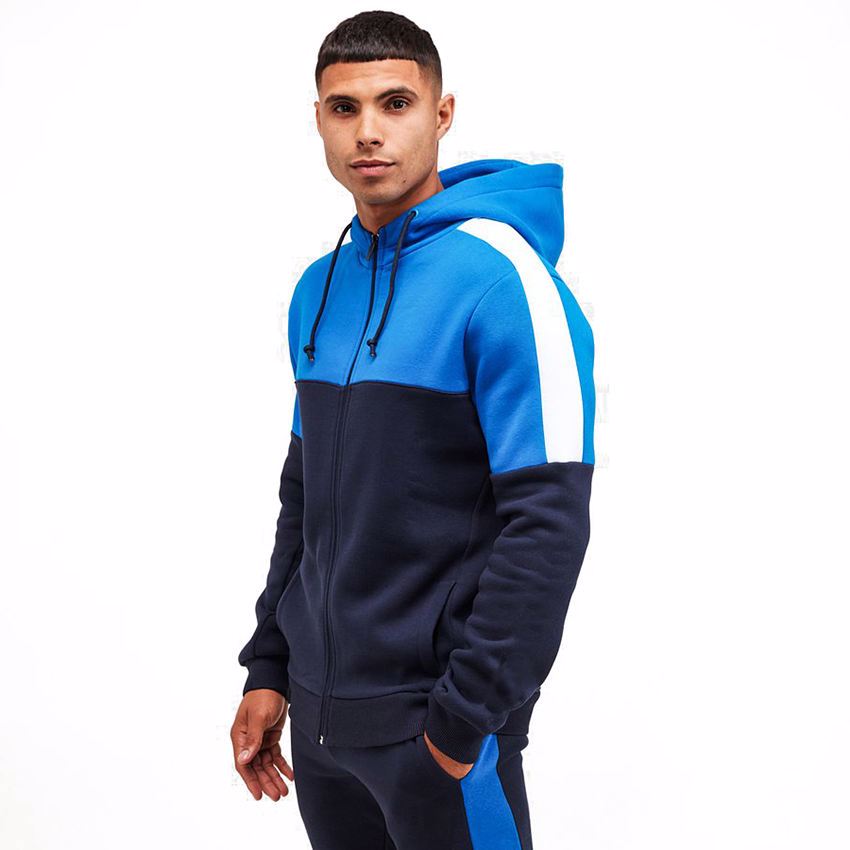     Custom Mens Pullover Track Suit Sets Training Fitness Sports track suit