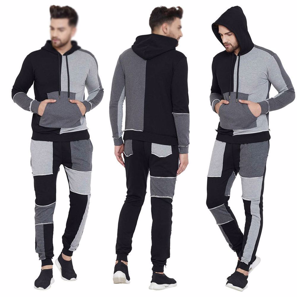 Pakistan factory price custom logo men track suit private sweatsuit men polyester track suit - view 2